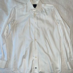 David Donahue White Dress Shirt